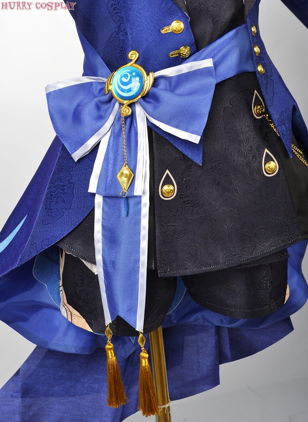 Game Cosplay,Genshin Impact,Genshin Impact Water Goddess Funina Cosplay Costume